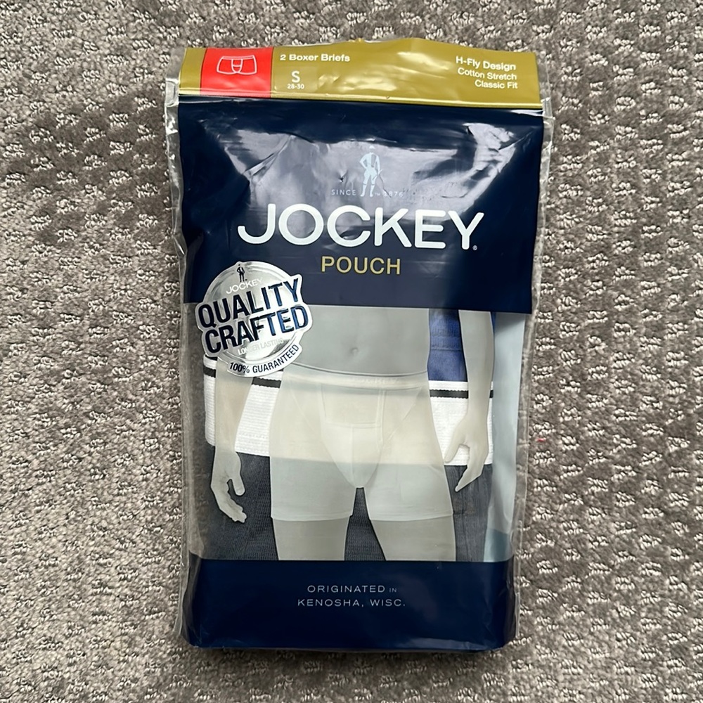 •JOCKEY• NWT 2 Pack H-Fly Design Cotton Stretch Classic Fit Boxer Brief